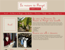 Tablet Screenshot of chambres-margot.com